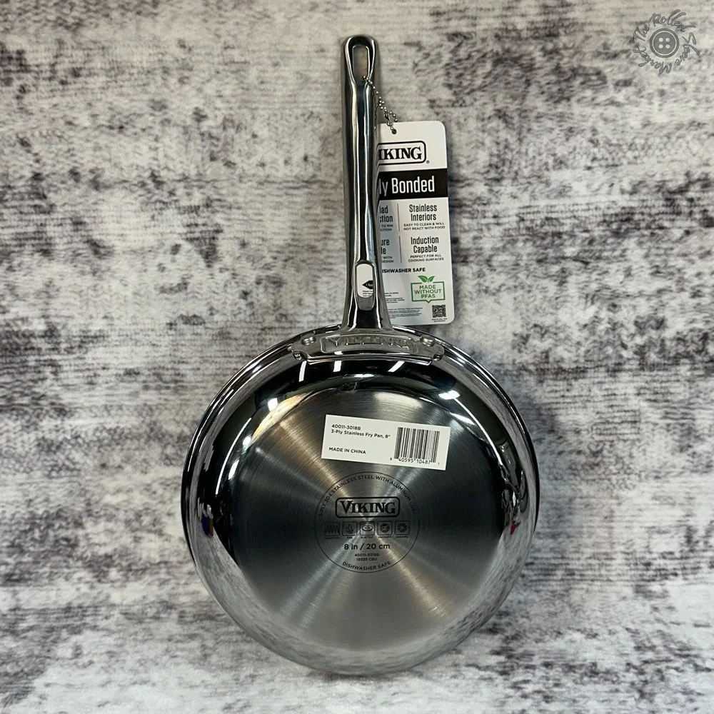 NWT Viking 3-Ply Bonded Stainless Steel Fry Pan 8
